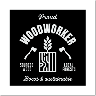 Proud Woodworker Posters and Art